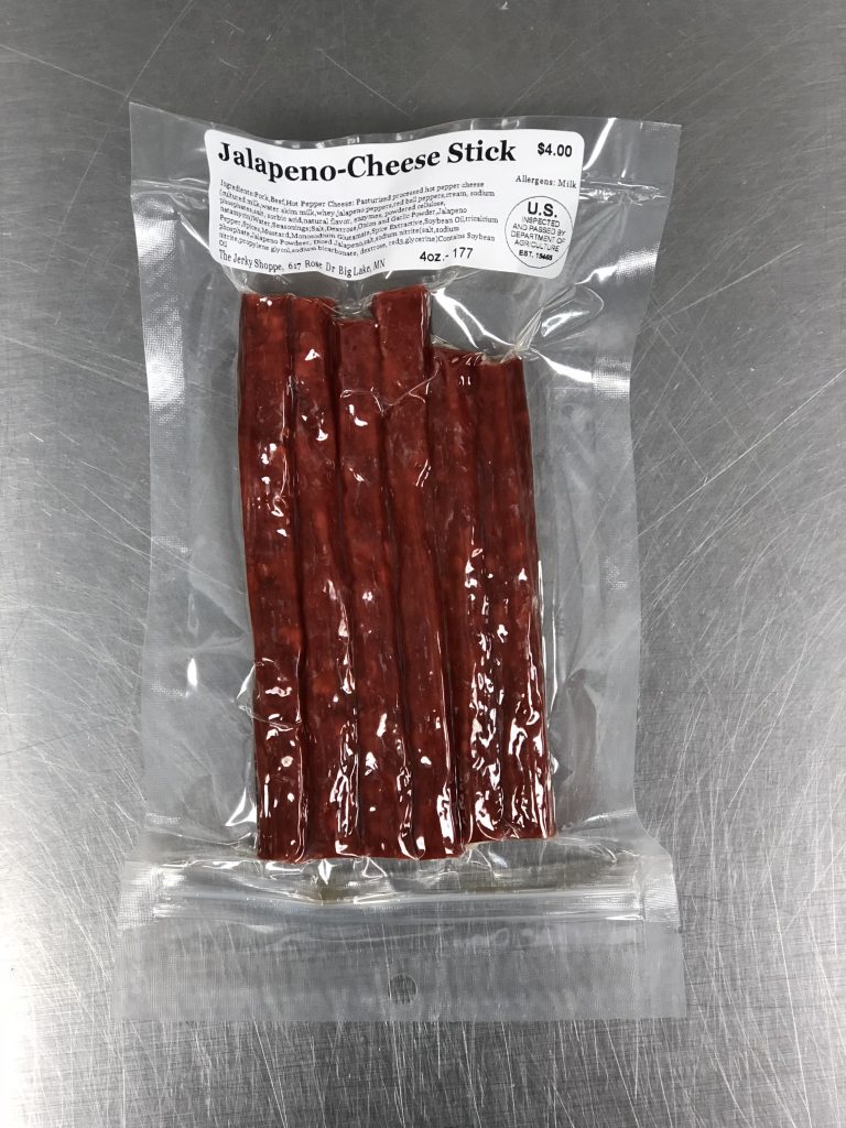 Jalapeno Pepperjack Cheese Beef Sticks The Jerky Shoppe